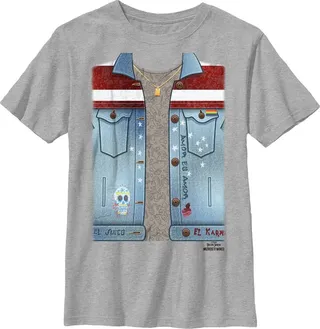 Boy's Marvel Doctor Strange in the Multiverse of Madness America Chavez Costume T-Shirt - Athletic Heather - Large