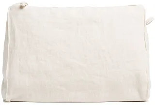 Zip-Up Linen Wash Bag