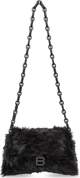 faux-fur Downton shoulder bag