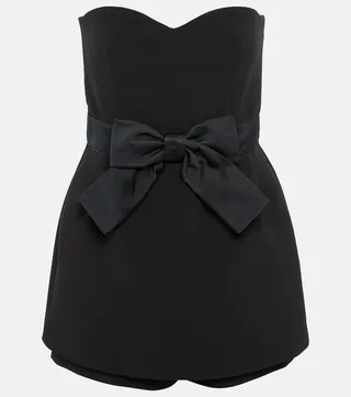 Strapless minidress