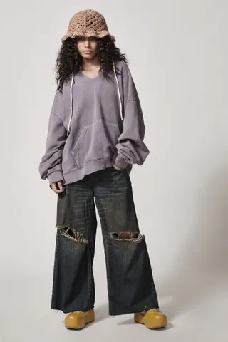 BDG Cutoff Wide-Leg Jean