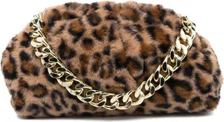 Presley faux-fur shoulder bag