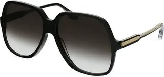 Guilloche Oversized Square Acetate Sunglasses