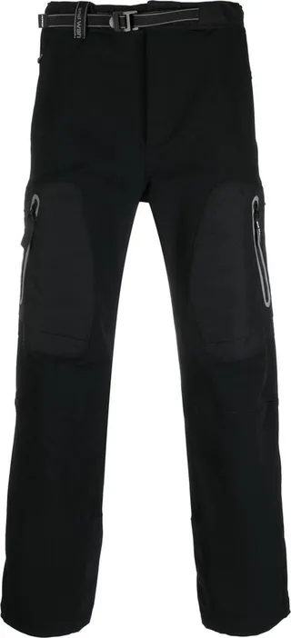 Double-Woven Straight-Leg Trousers