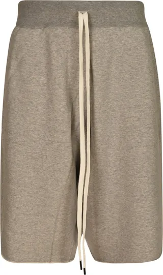 Drawstring Waist Plain Shorts