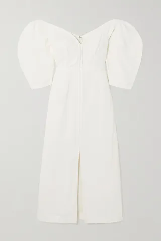 Mara Hoffman - + Net Sustain Leonara Off-the-shoulder Tencel Lyocell And Linen-blend Midi Dress - Ivory