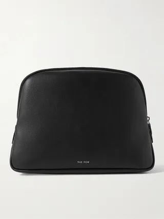 Full-Grain Leather Wash Bag