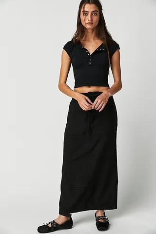 Lizzie Parachute Maxi Skirt by Free People