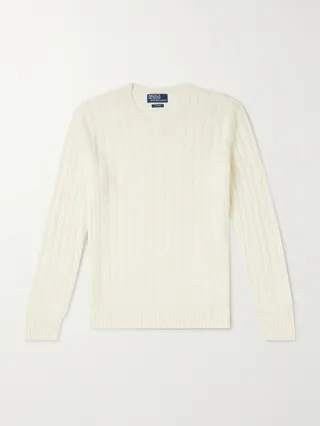 Cable-Knit Cashmere Sweater