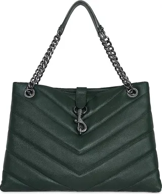 Maxi Edie Quilted Leather Tote