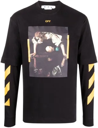 Caravaggio painting Arrows-print top