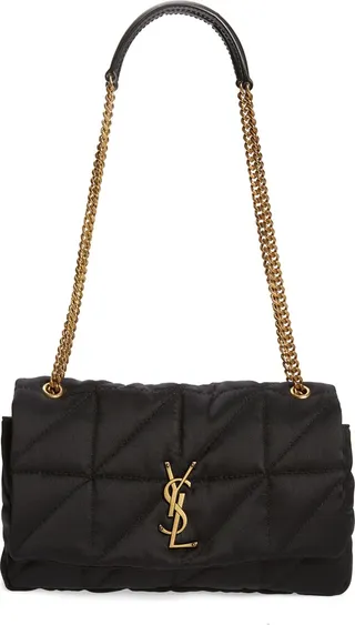 Jamie Quilted Jersey Shoulder Bag