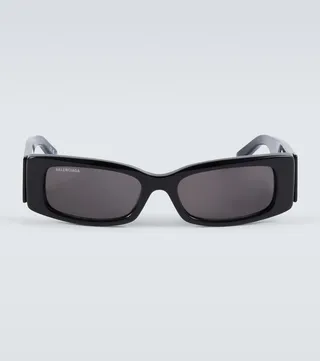 Rectangular acetate sunglasses