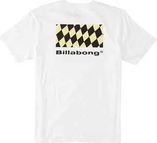 Billabong Segment Short Sleeve Tee (White) Men's Clothing