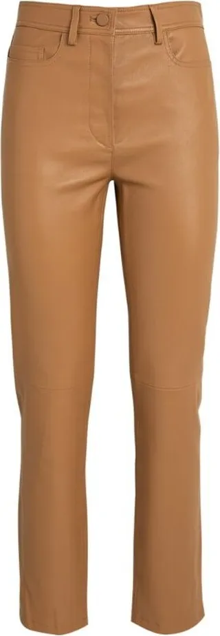 Joseph Leather Teddy Trousers