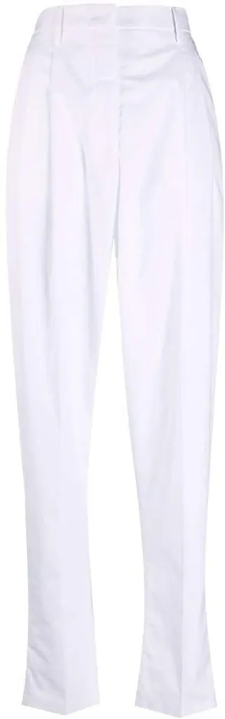 High-Waisted Tapered Trousers