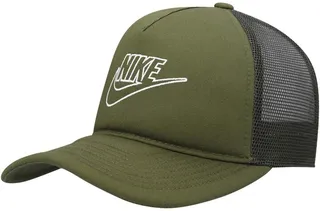 Men's Olive Logo Classic99 Futura Trucker Snapback Hat