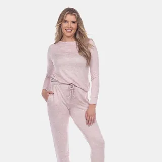 White Mark 2 Piece Lounge Set - Red