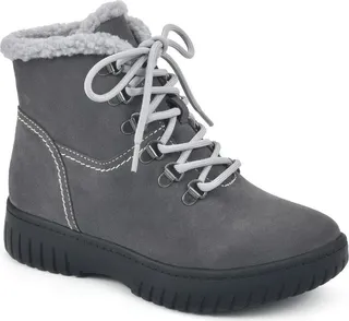 Glory Womens Suede Ankle Combat & Lace-up Boots