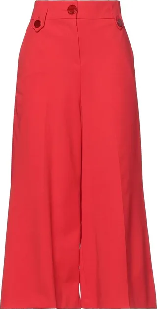 Cropped Pants Red