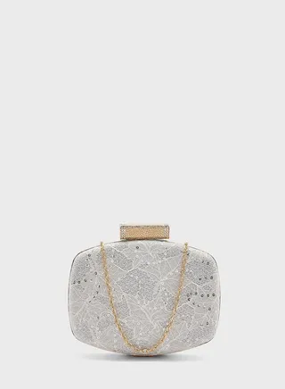 Lace Evening Clutch Bag