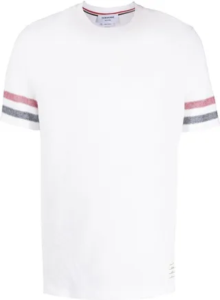 Short Sleeve Tee In Textured Cotton