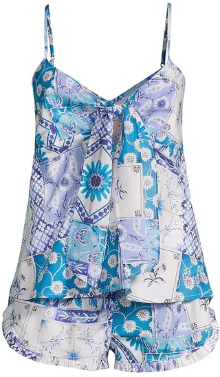 Somewhere Beyond The Sea Rosie Positano 2-Piece Pajama Set