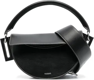 Calf Leather Curved Tote