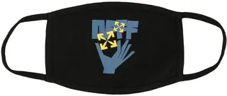 Logo-Motif Cotton Face Mask