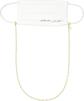Kendra Scott Erin Mask Chain (Gold Metal) Necklace