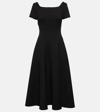Marielle crepe midi dress