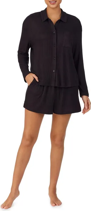 Rib Short Pajamas