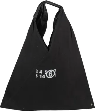 MM6 Maison Margiela Logo Motif Printed Tote Bag