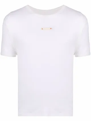 label-detail T-shirt