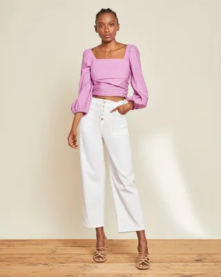 Crosbie Wide-Leg Jean | Cropped