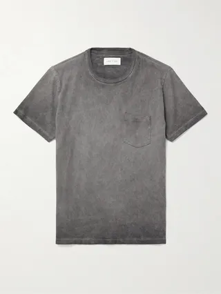 Distressed Cotton-Jersey T-Shirt