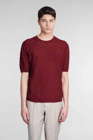 T-shirt In Red Cotton