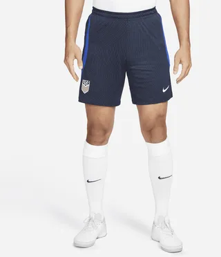 U.S. Strike Nike Men's Dri-FIT Knit Soccer Shorts in Blue