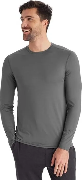 C9 Champion Men's Long Sleeve Tech Tee (Silver Lining) Men's T Shirt