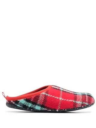 Wabi pattern knitted slippers