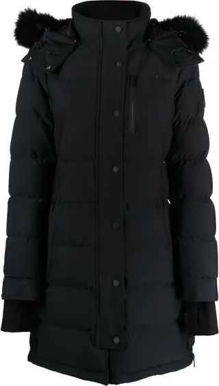 Zip-Fastening Padded Coat