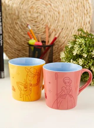 Toy Story Set Of 2 Woody & Bo Peep Mug