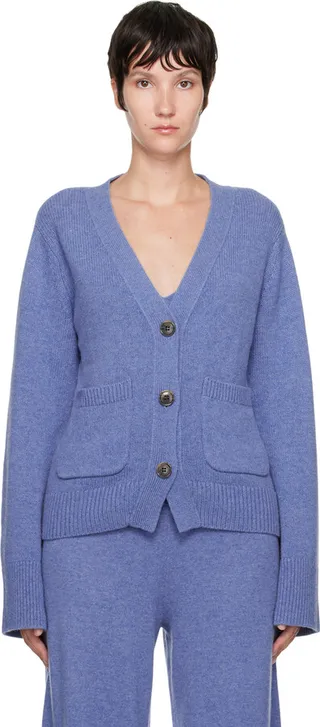 LISA YANG SSENSE Exclusive Blue Danni Cardigan