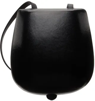 LEMAIRE Black Molded Tacco Bag