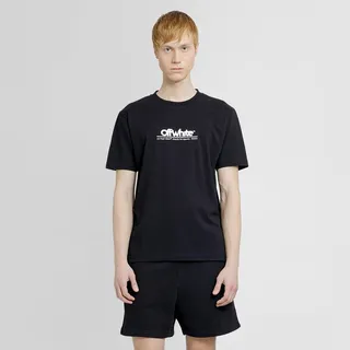 Off-White Man Black T-Shirts