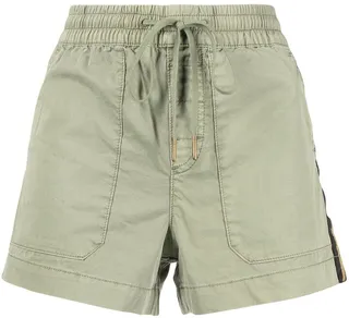 Side-Strap Drawstring Shorts