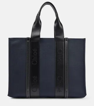 Woody Large denim tote