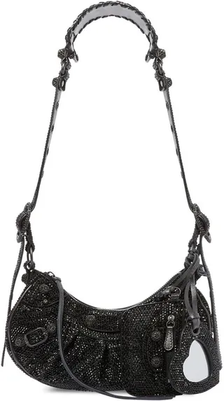 Le Cagole Xs Shoulder Bag With Rhinestones