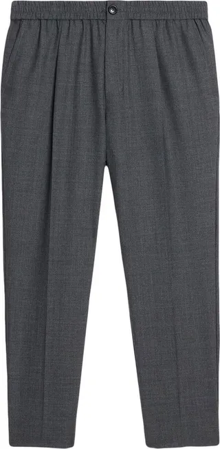 Cropped Wool Trousers