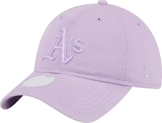 Women's New Era Lavender Oakland Athletics Tropic Core Classic 9TWENTY Adjustable Hat